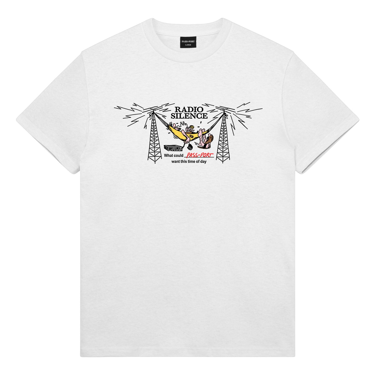 Radio Silence Tee | White