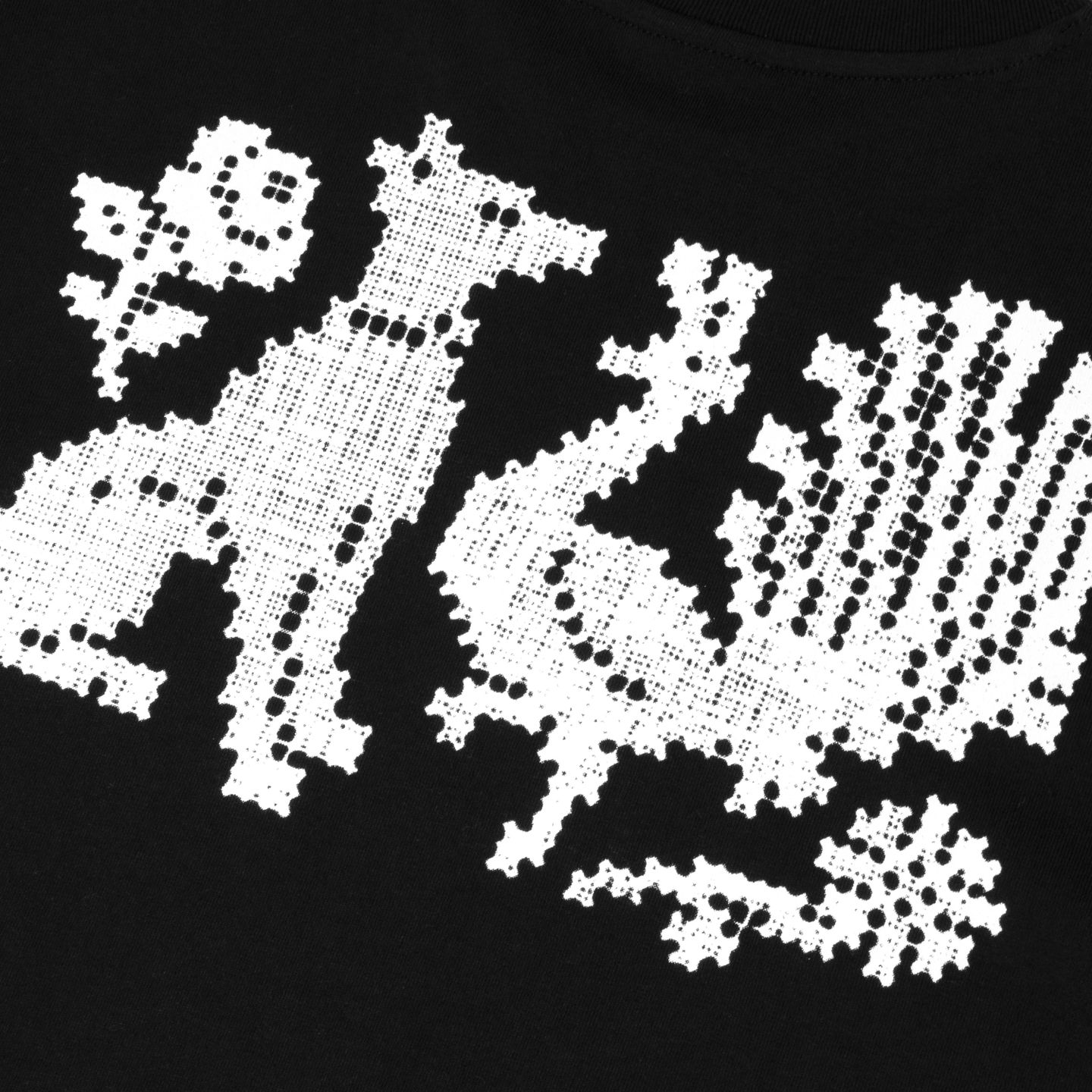 Needlework Tee | Black