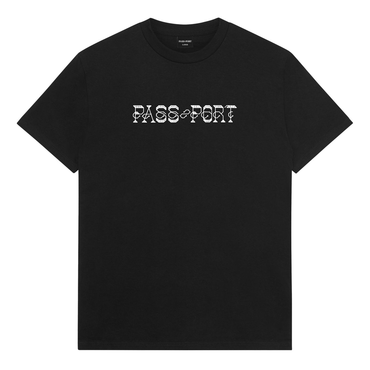 Needlework Tee | Black