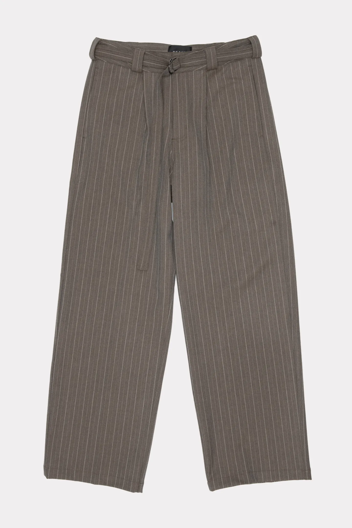 Limit Suit Trouser | Brown Pinstripe