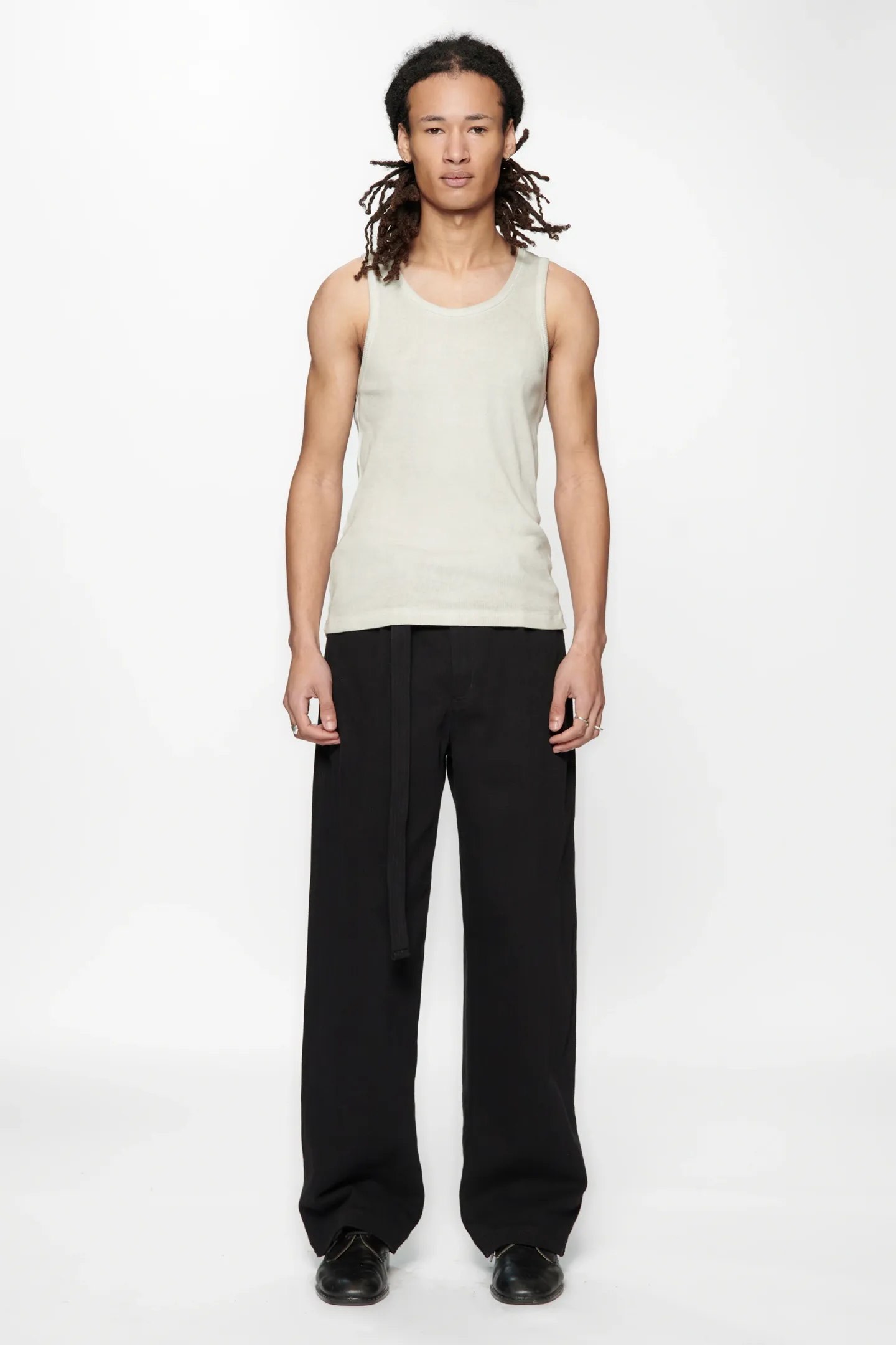Pleated Work Pant | Black