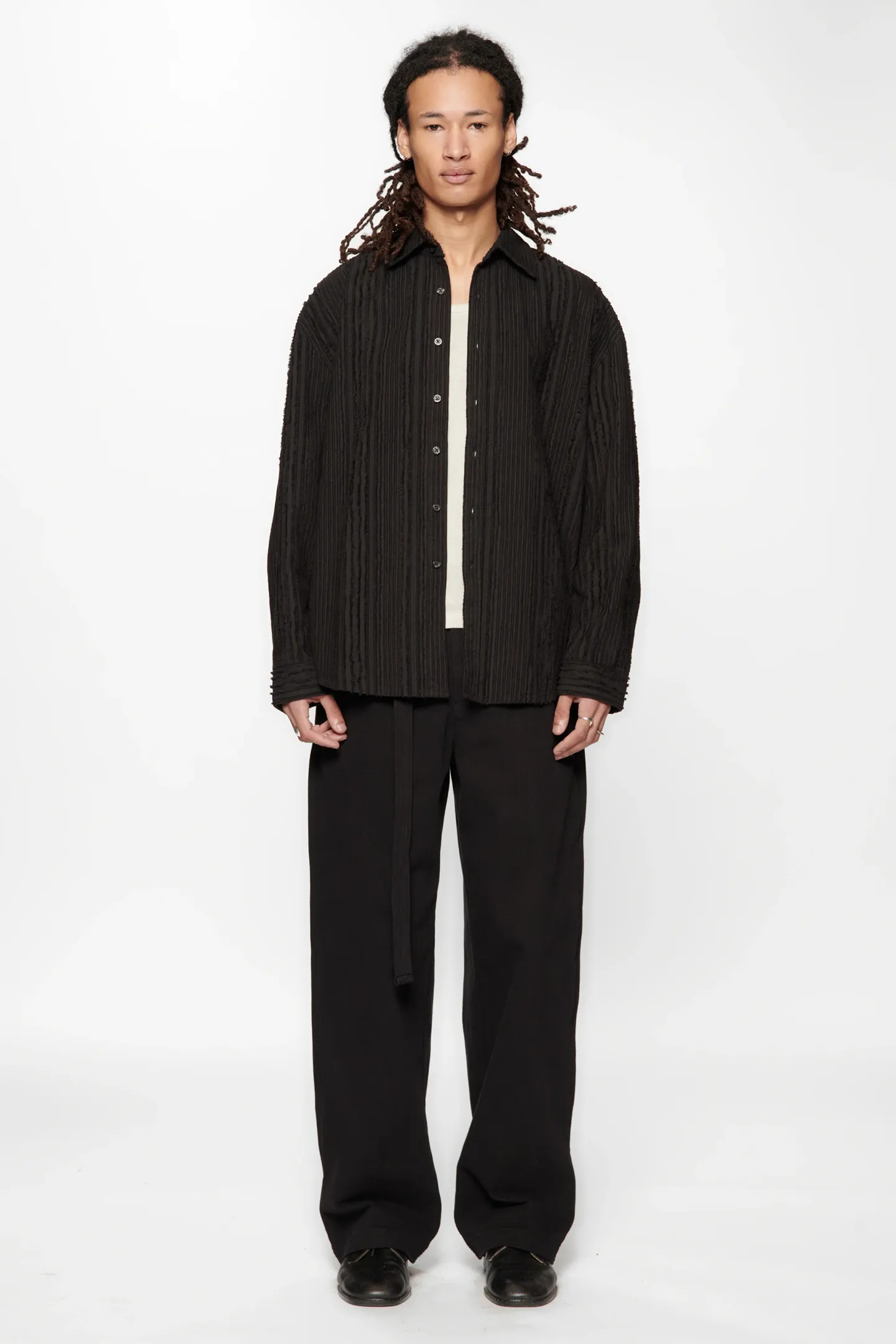 Drop LS Shirt | Black Tux