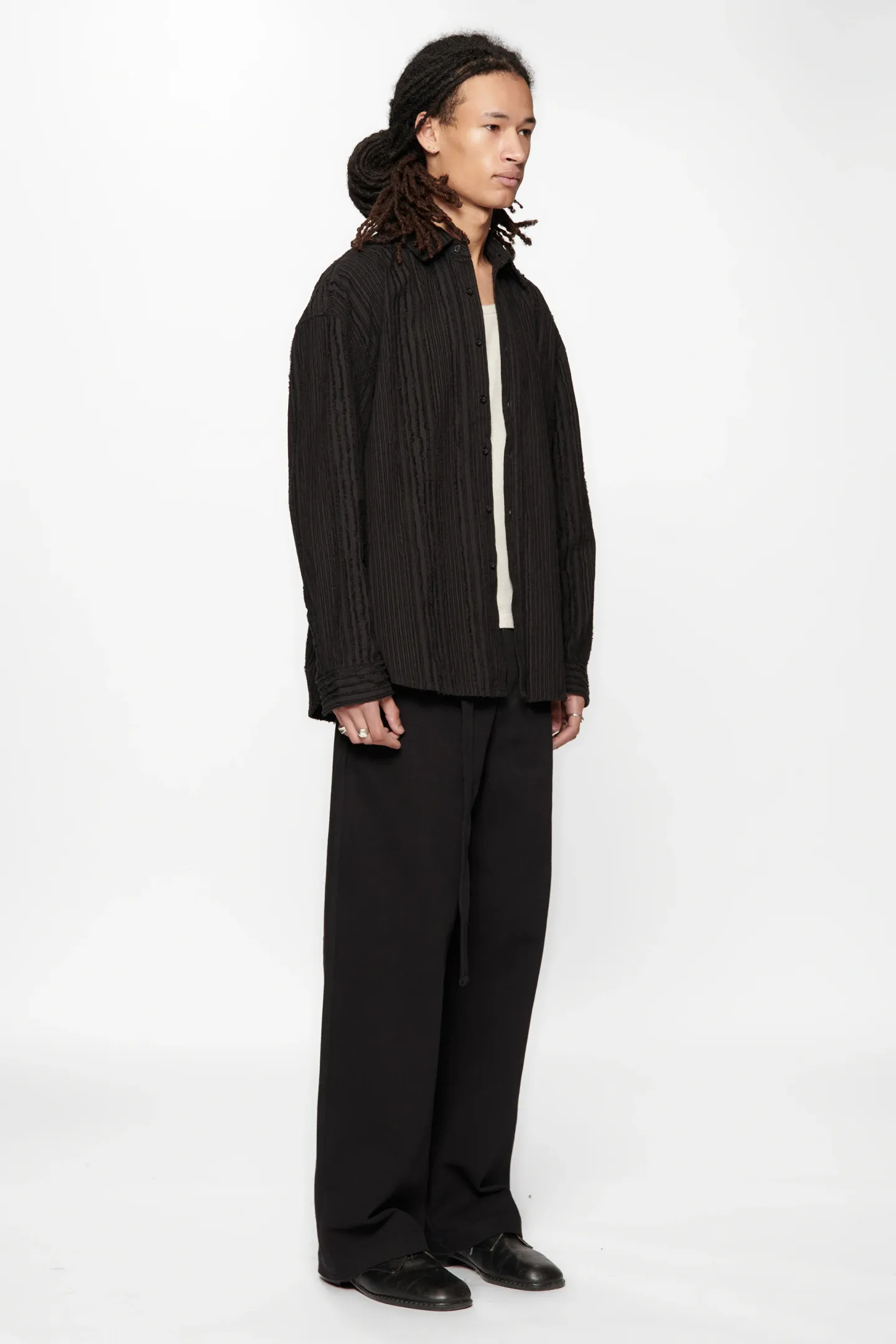 Drop LS Shirt | Black Tux