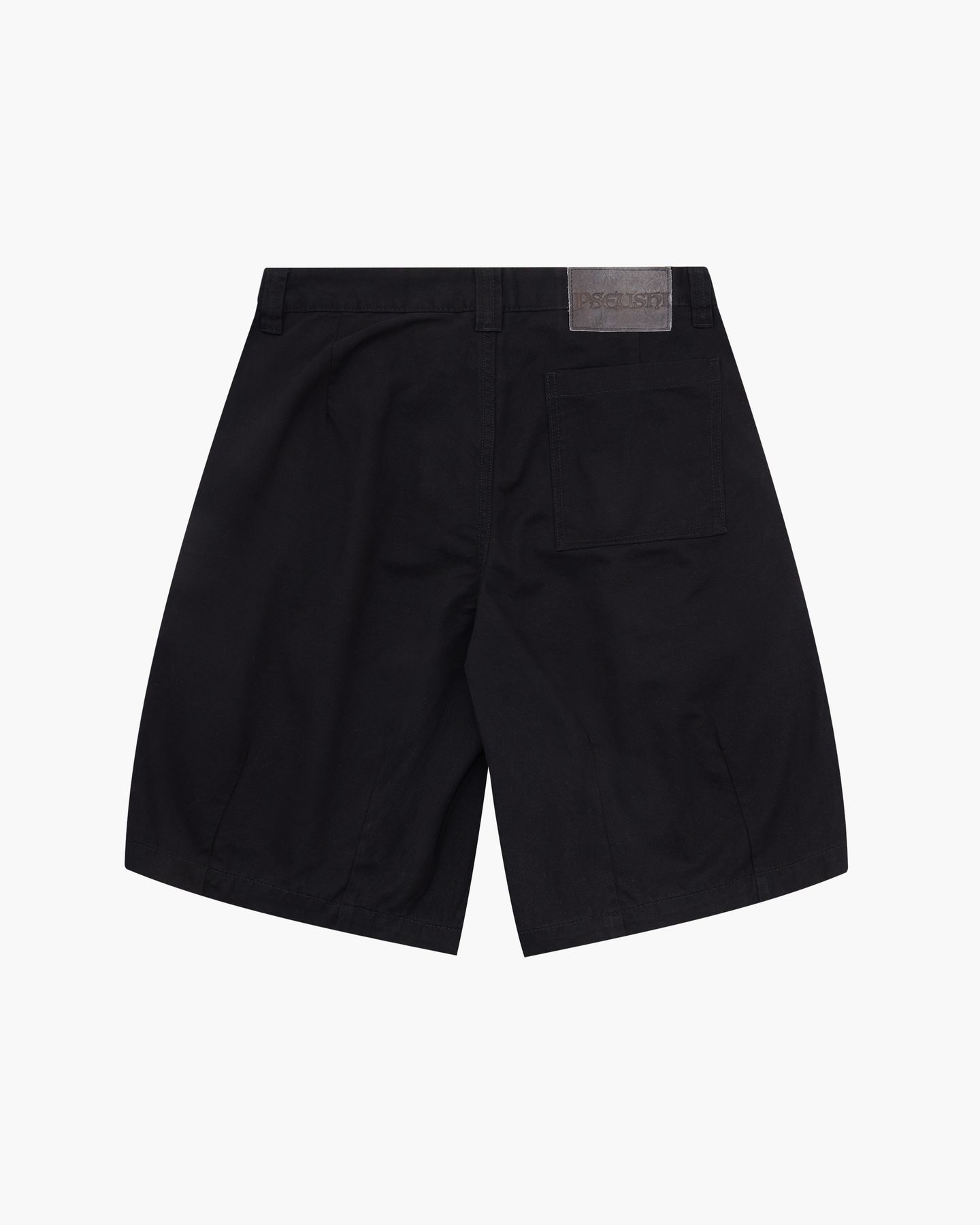 Pleated Balloon Shorts | Black