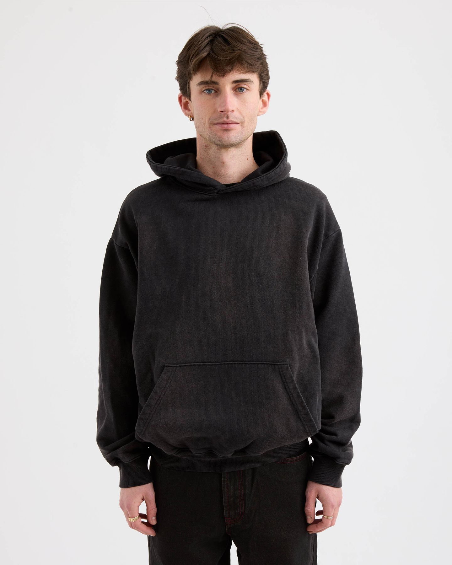 Pareidolia Hoodie | Faded Black