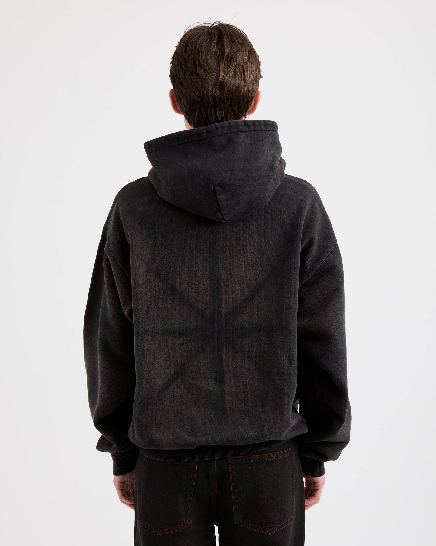 Pareidolia Hoodie | Faded Black