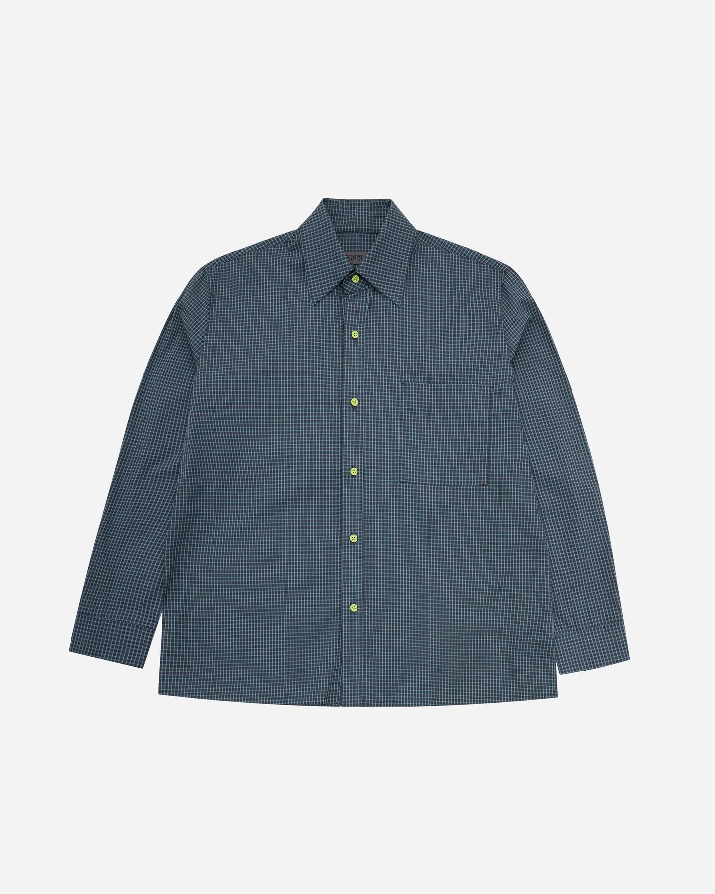 Long Sleeve Shirt | Blue/Green Check