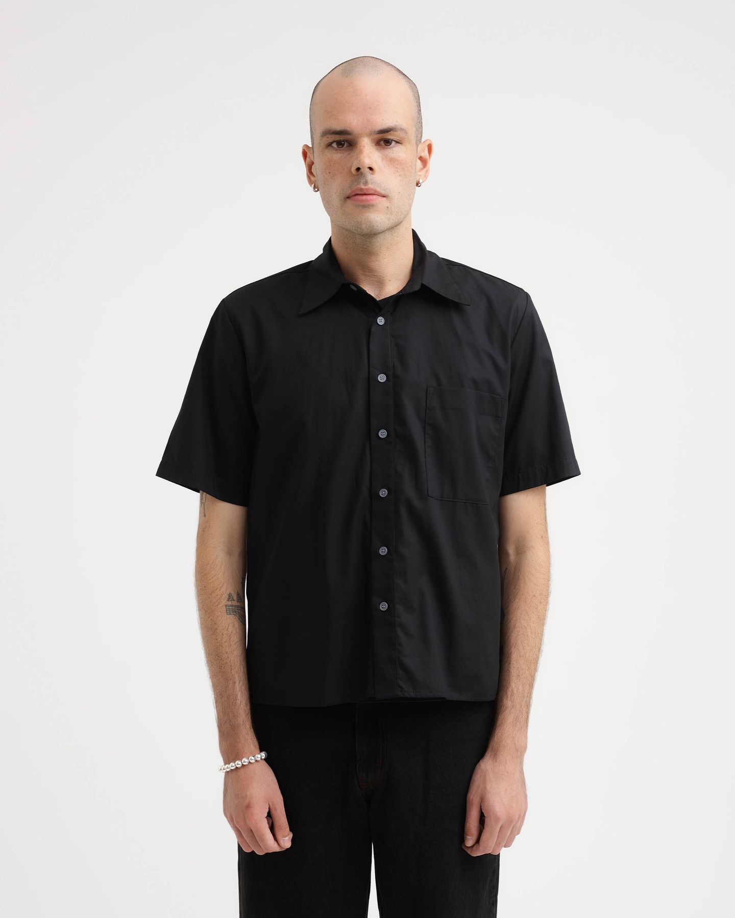 Short Sleeve Shirt | Black