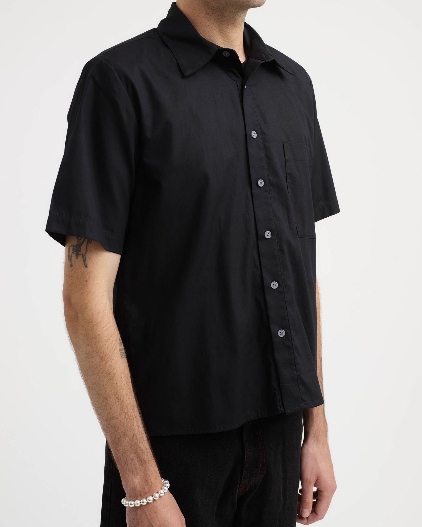 Short Sleeve Shirt | Black
