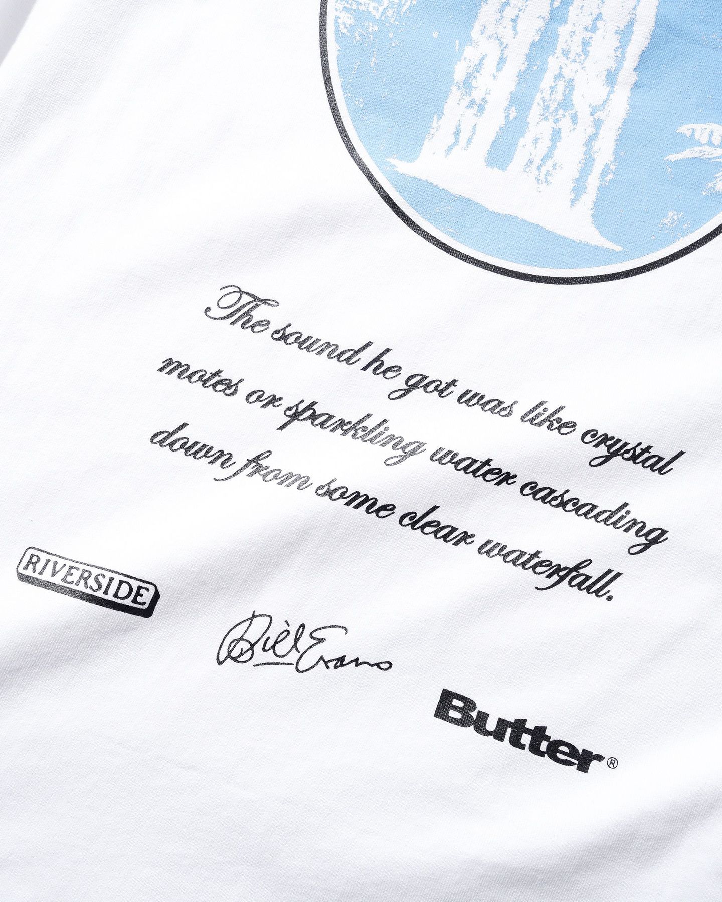 Crystal Notes Tee | White