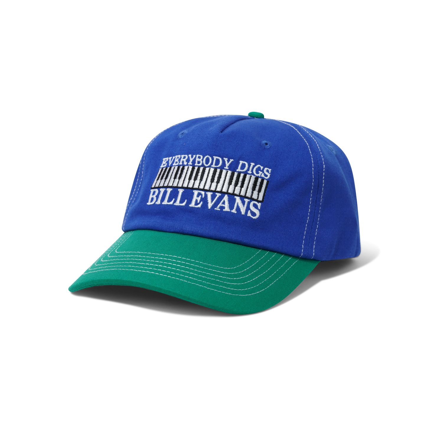 Everybody Digs 5 Panel Cap | Royal Blue/Kelly Green