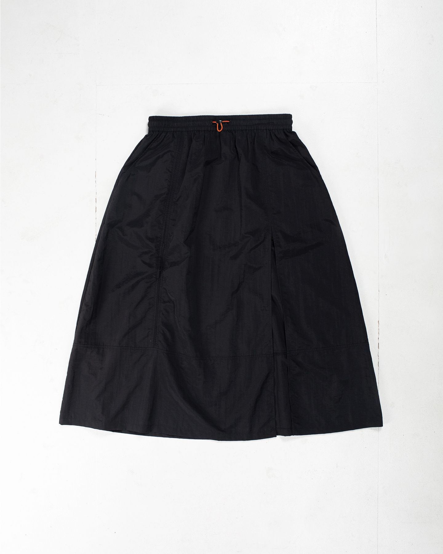 Unisex Nylon Skirt | Black