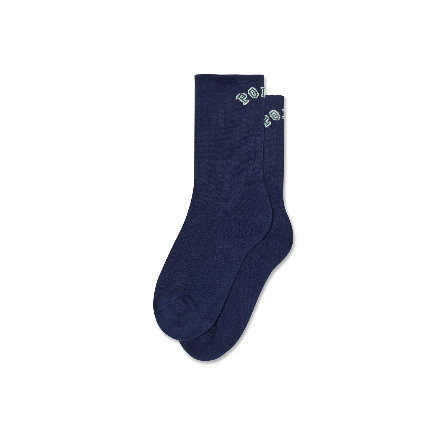Large Rib Socks, College Logo | Dark Blue