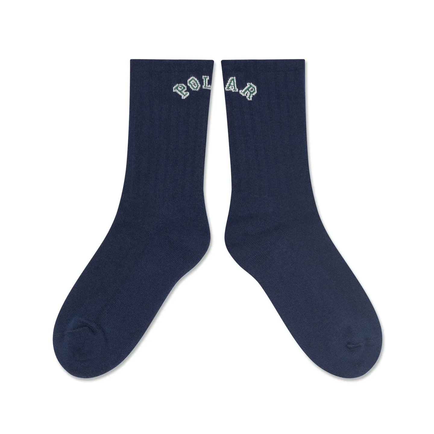 Large Rib Socks, College Logo | Dark Blue