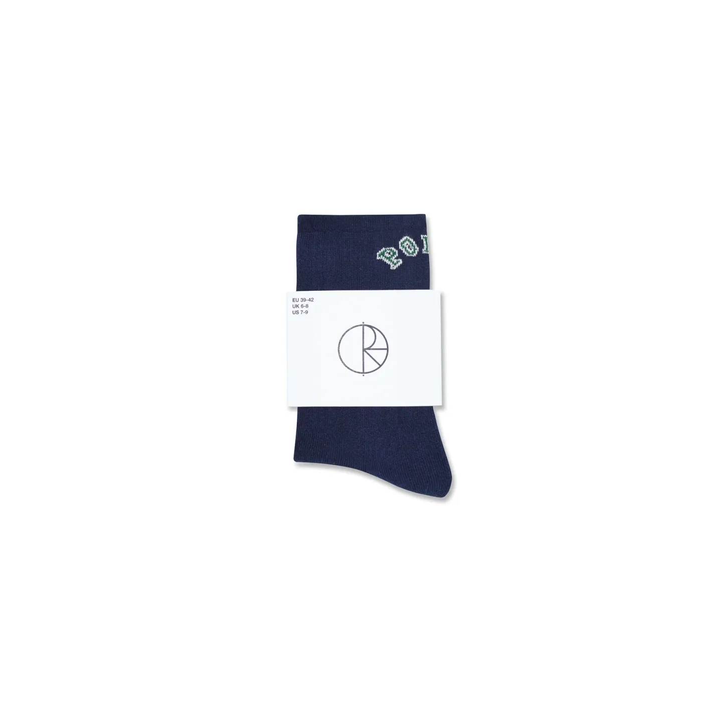 Large Rib Socks, College Logo | Dark Blue
