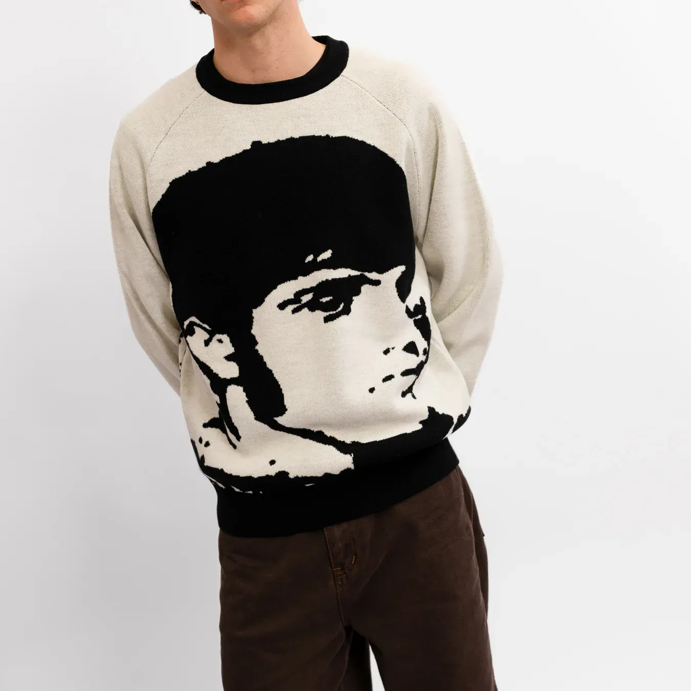 Sane Reaction Knit | White/Black