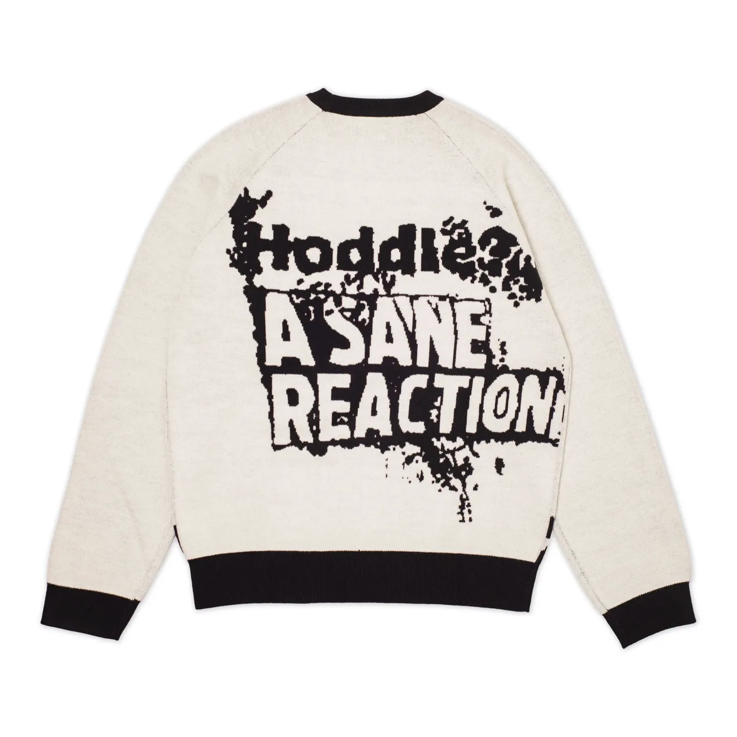 Sane Reaction Knit | White/Black