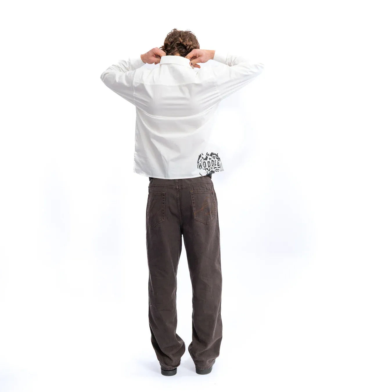 A Sane Reaction Oxford Shirt | White