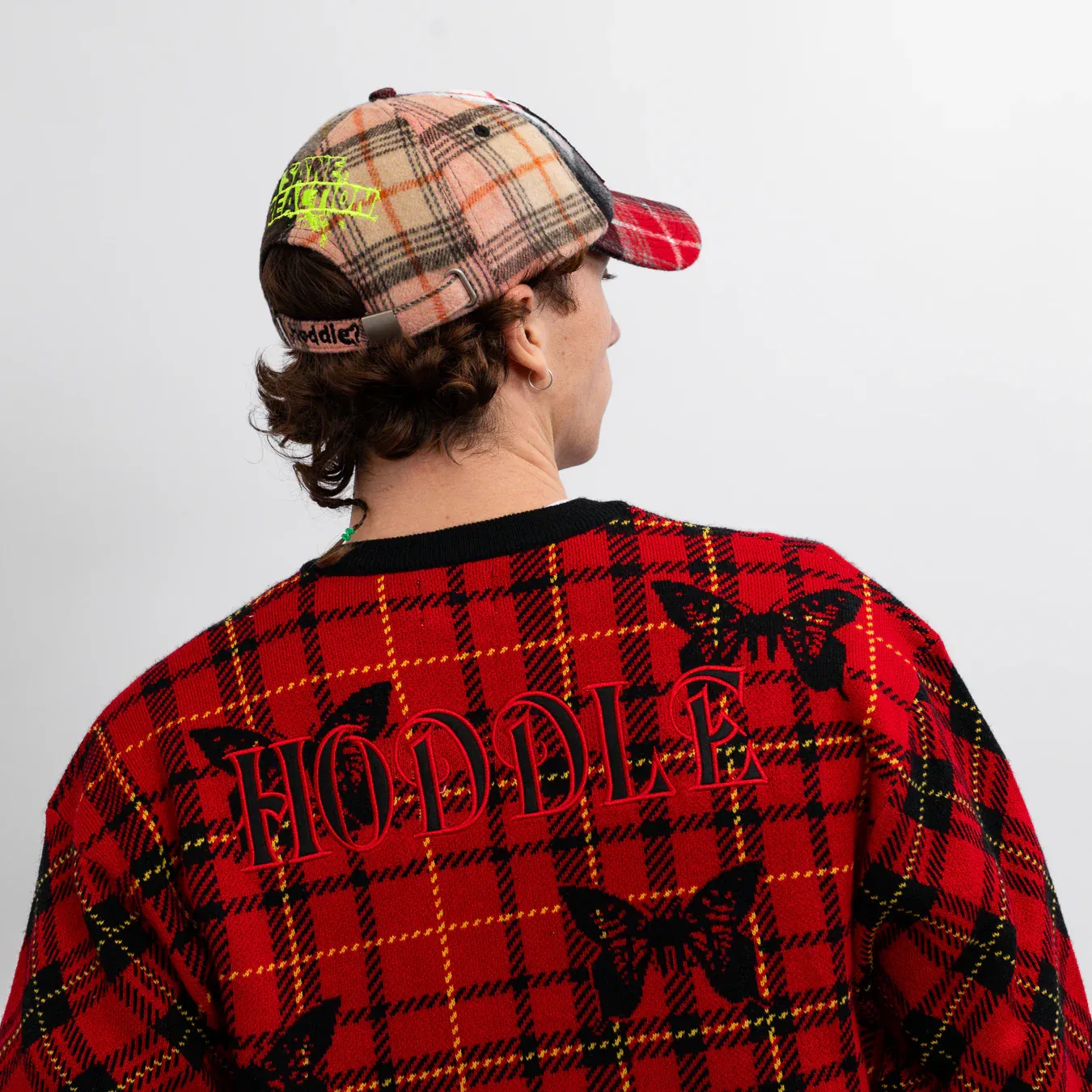 'H' Logo Cap | Mixed Tartan
