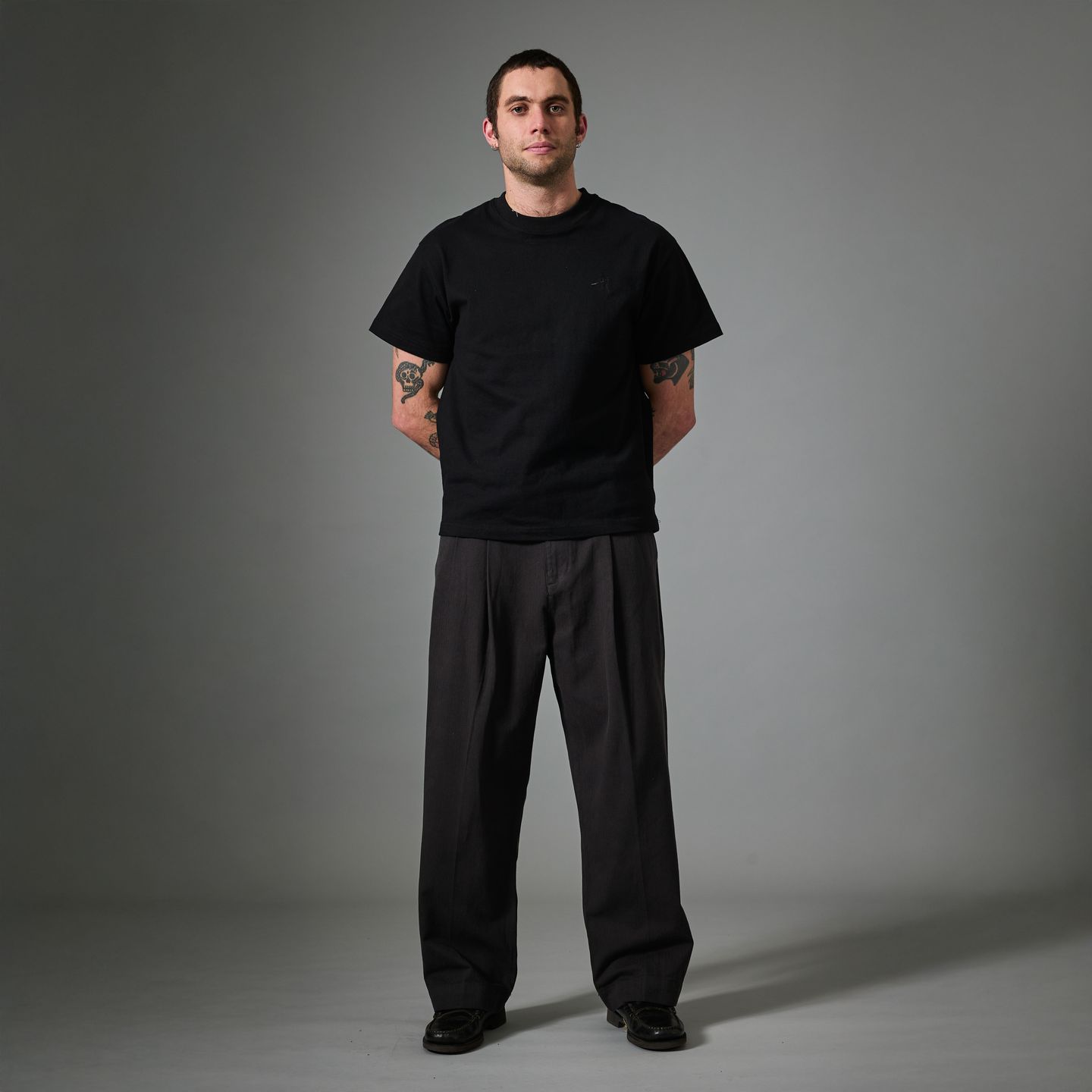 Herringbone Leagues Club Pant | Vintage Black