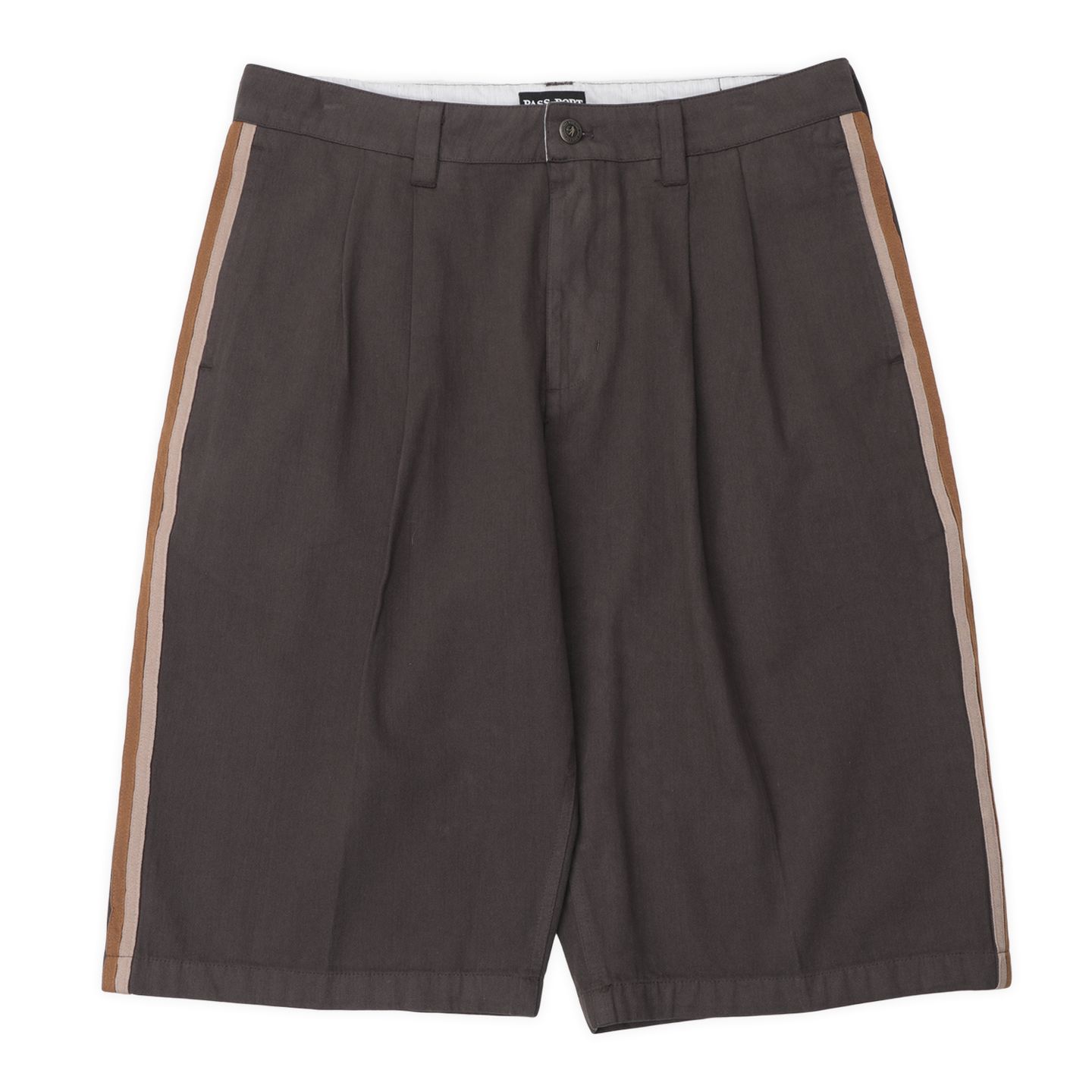 Herringbone Leagues Club Stripe Short | Dark Brown