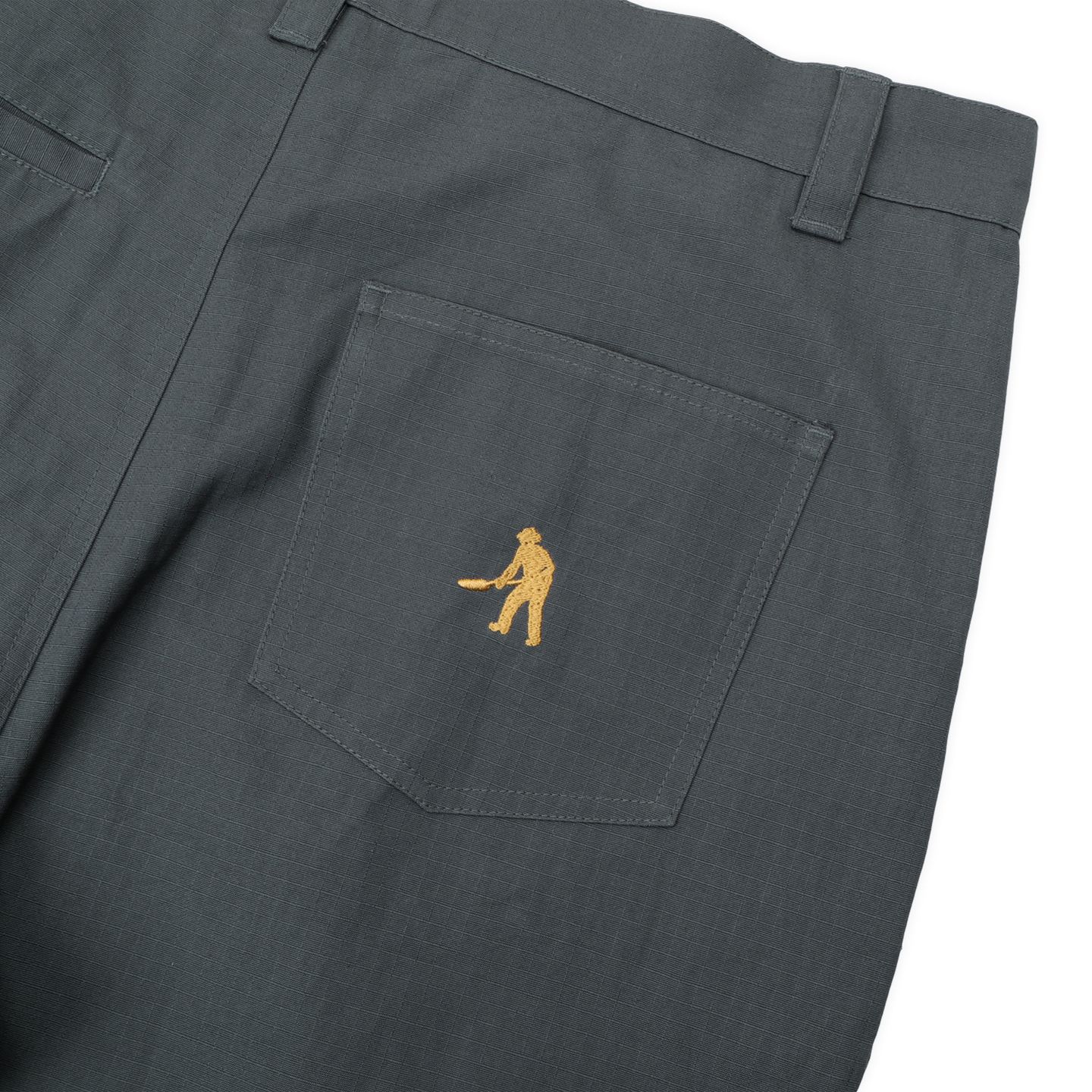 Ripstop Double Knee Diggers Club Short | Steel Blue