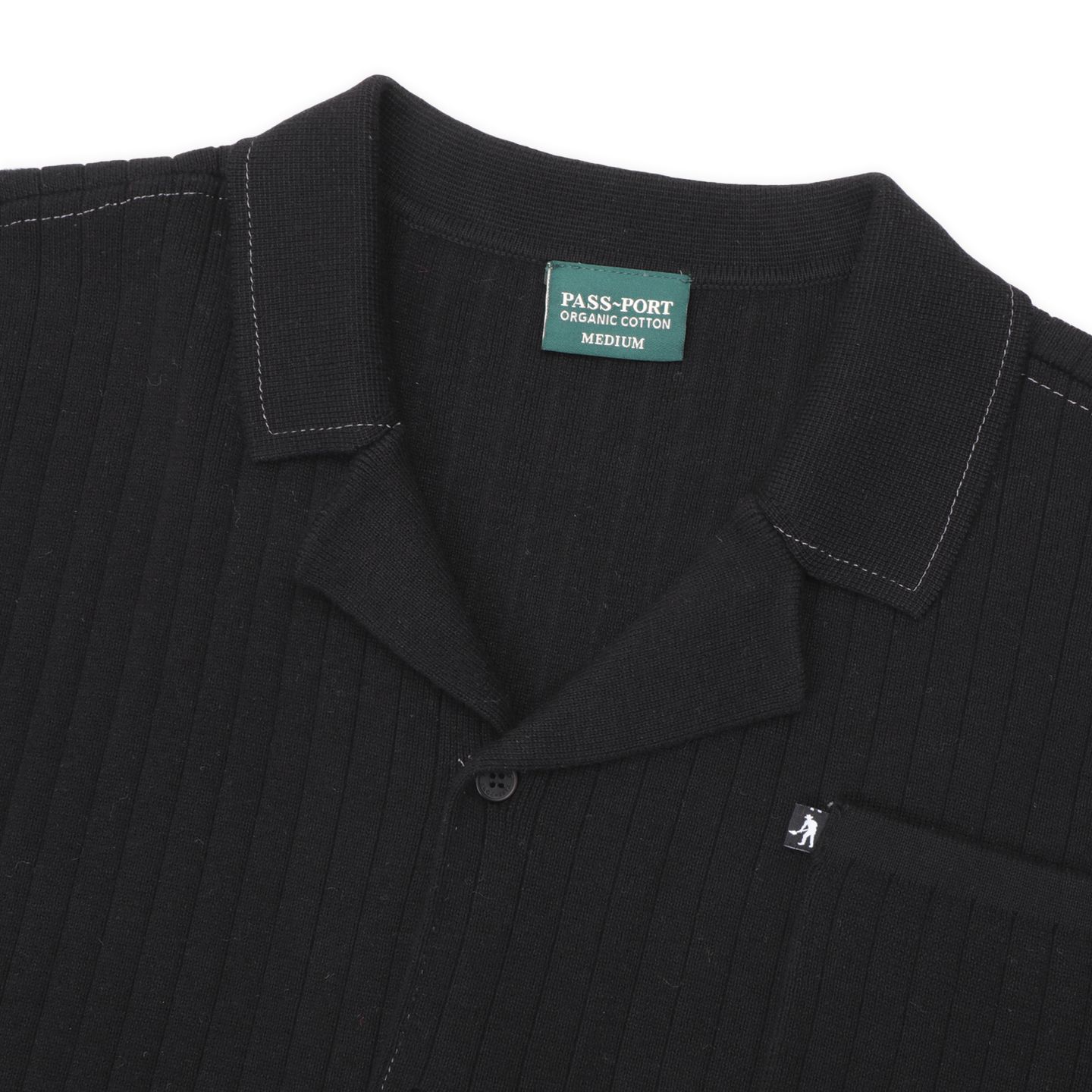 Organic Knit Leagues Shirt | Black