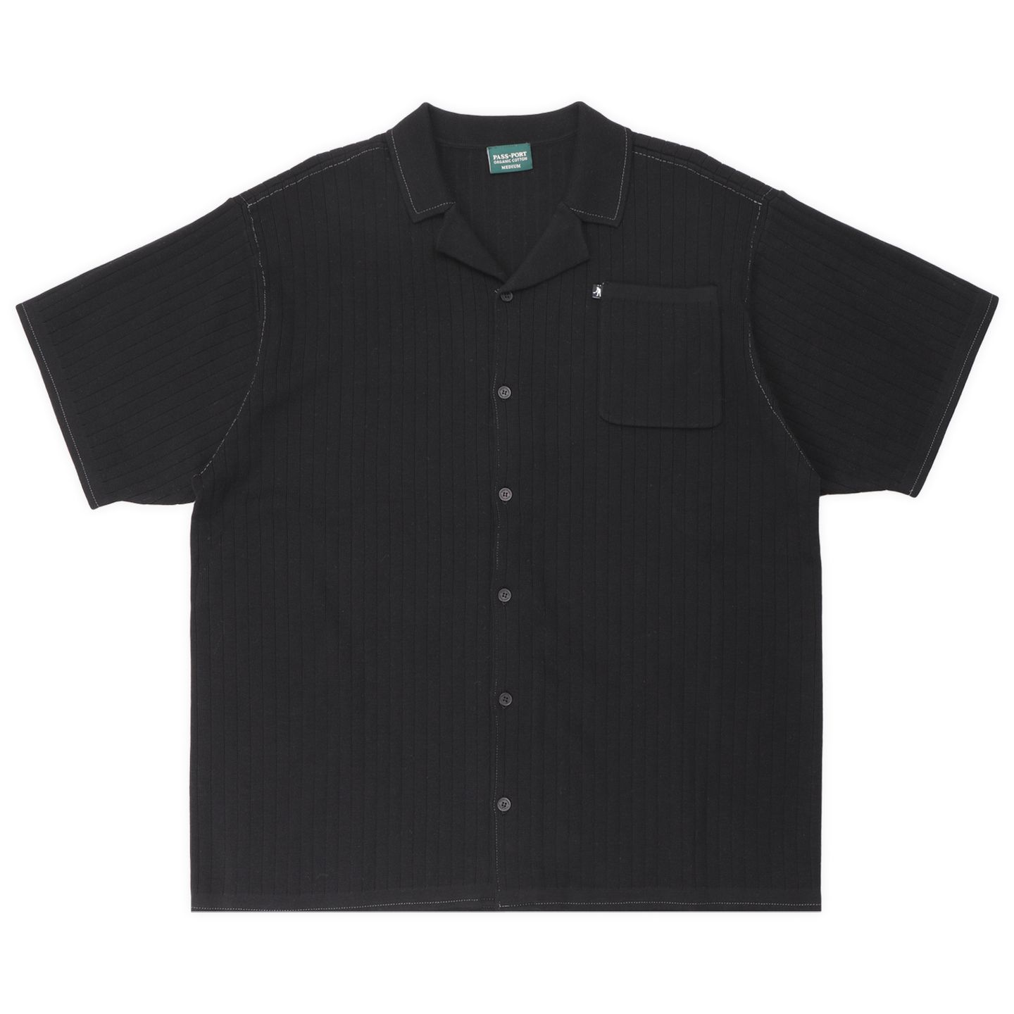 Organic Knit Leagues Shirt | Black