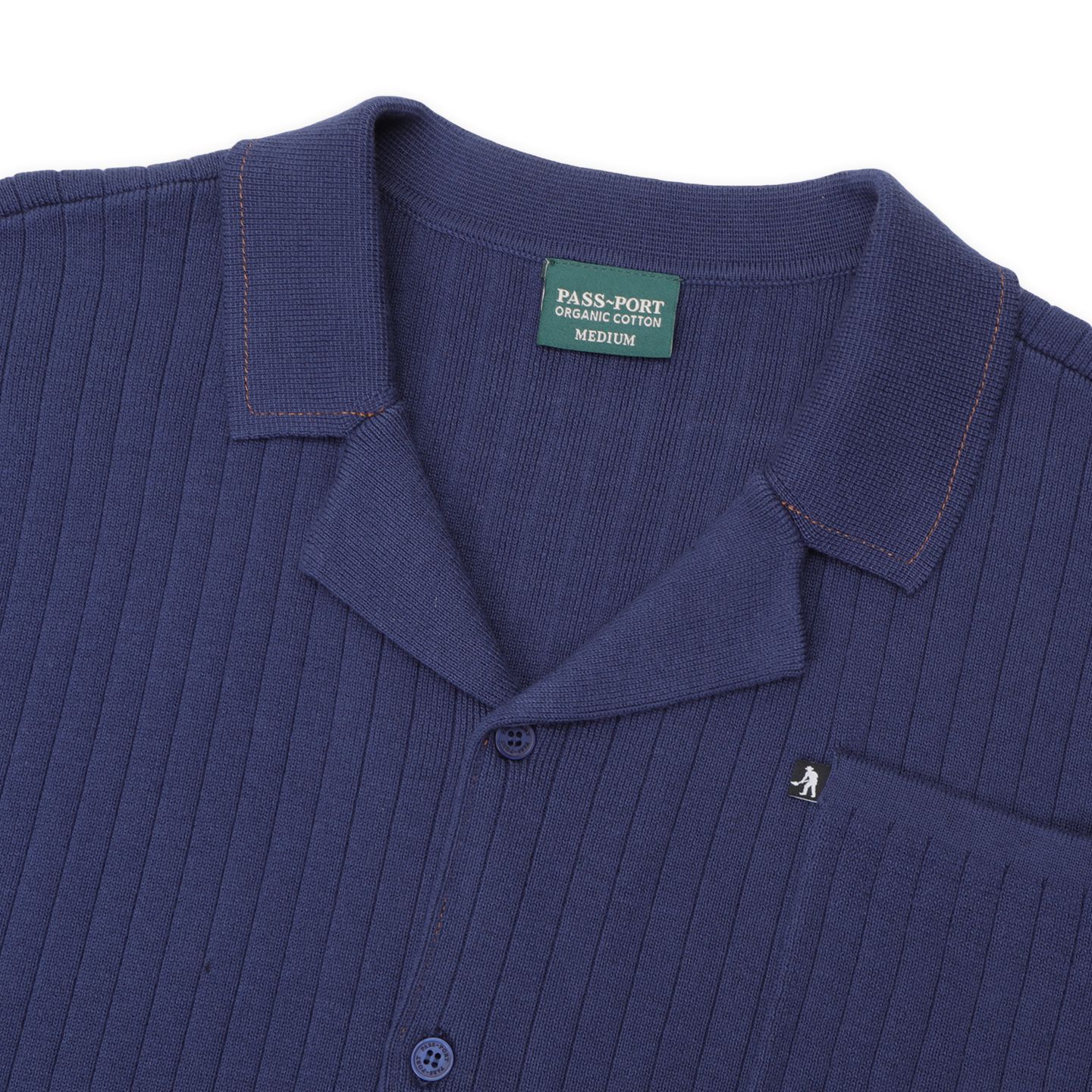 Organic Knit Leagues Shirt | Navy