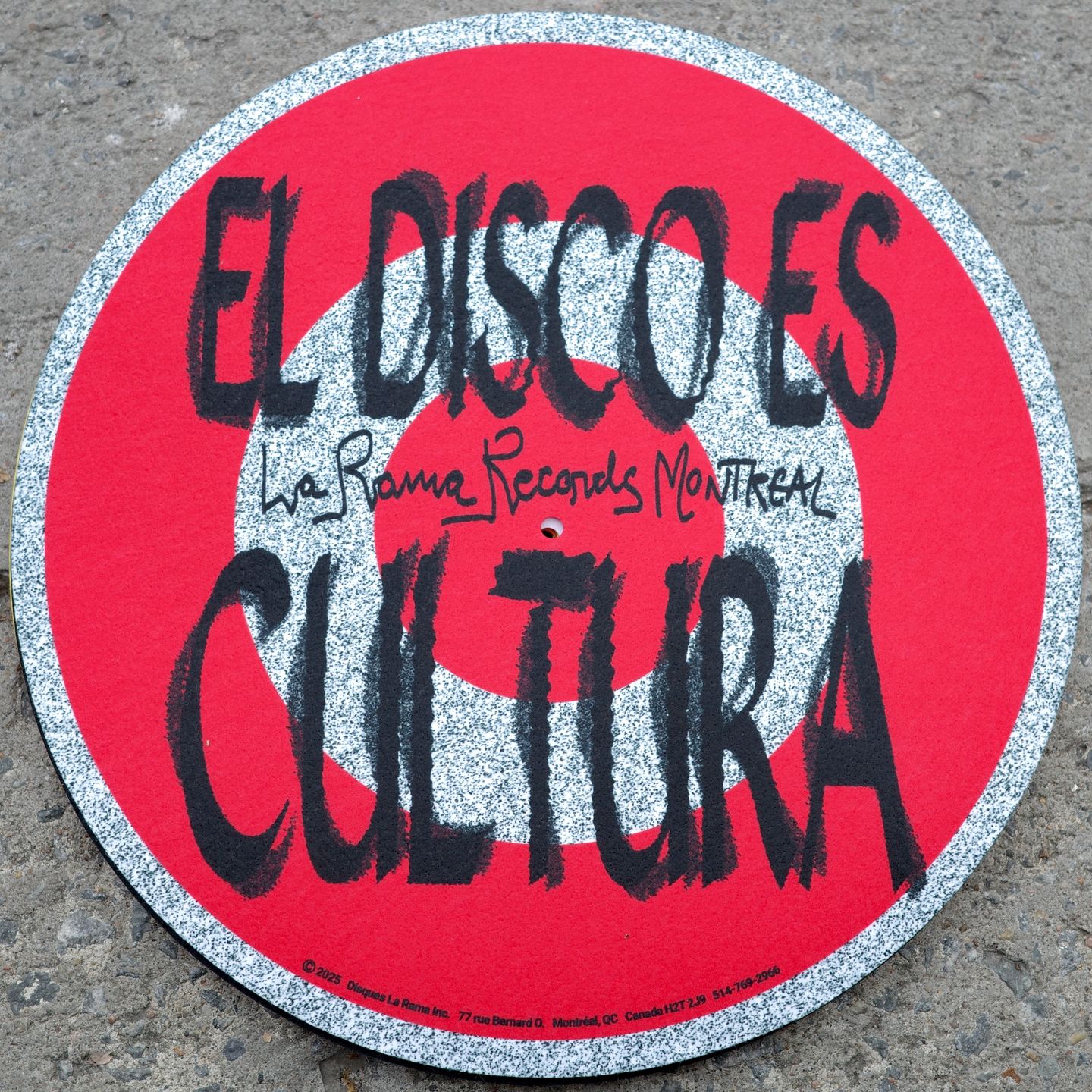 La Rama - El Disco Es Cultura Slipmat - main