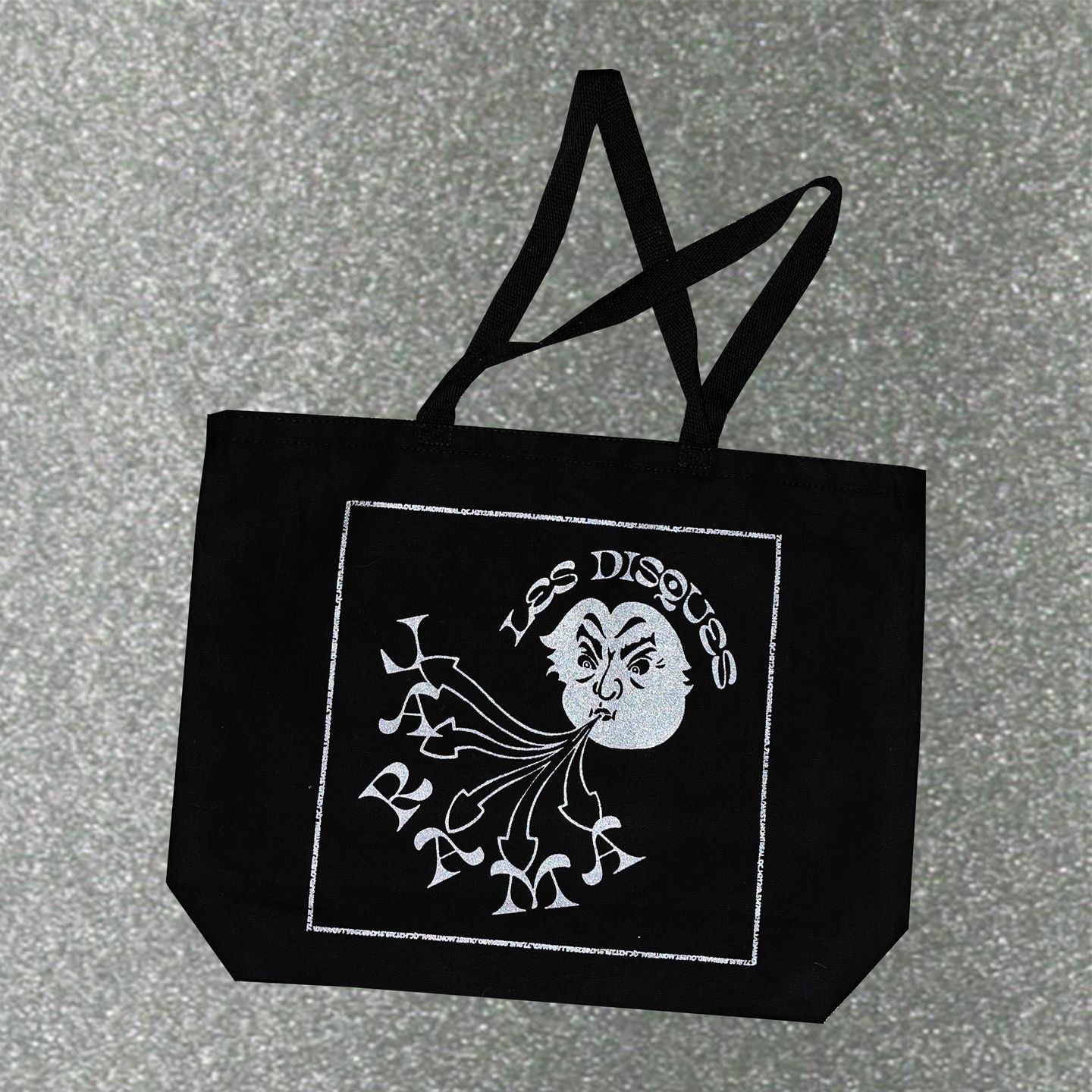 La Rama - New Breeze Tote Black & Silver