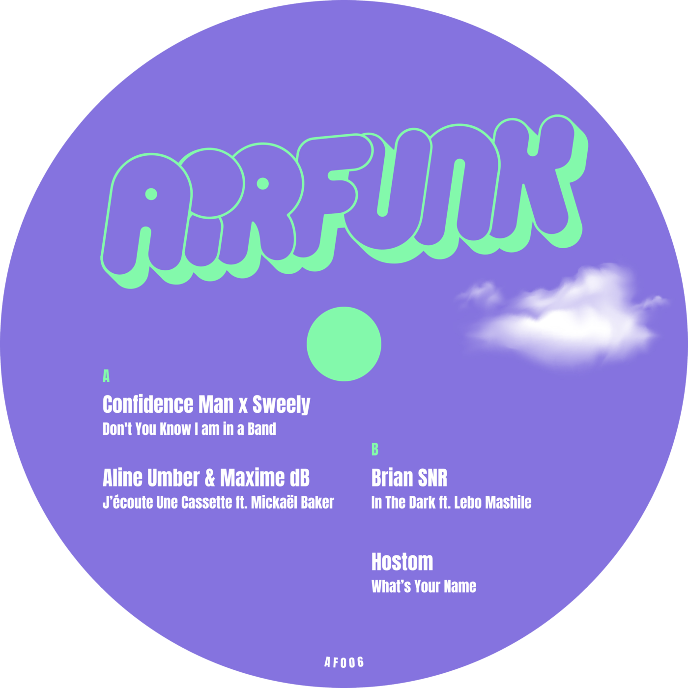 Sweely  &  Aline Umber  &  Maxime Db  &  Confidence Man  &  Brian SNR  &  HOSTOM - AirFunk 006 | AirFunk (AIRFUNK006)