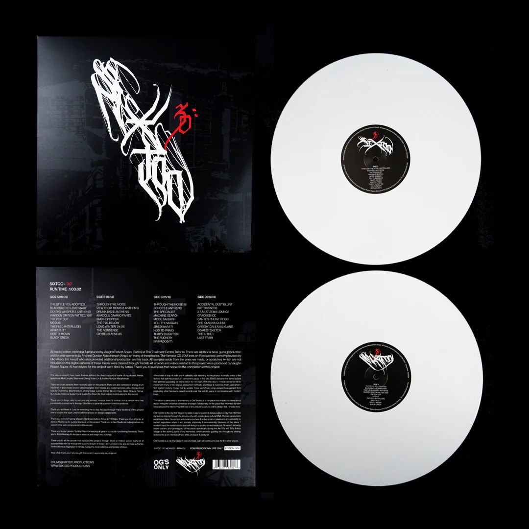 Sixtoo - 30 (Limited 2LP White Vinyl) | OG's Only (ONLY-01) - 2 Sixtoo - 30 (Limited 2LP White Vinyl) | OG's Only (ONLY-01) - 2