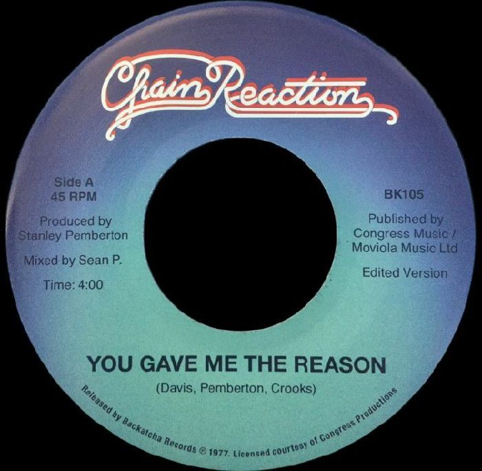 Chain Reaction - You Gave Me The Reason / Let’s Be Lovers | Backatcha Records (BK105) - main Chain Reaction - You Gave Me The Reason / Let’s Be Lovers | Backatcha Records (BK105) - main