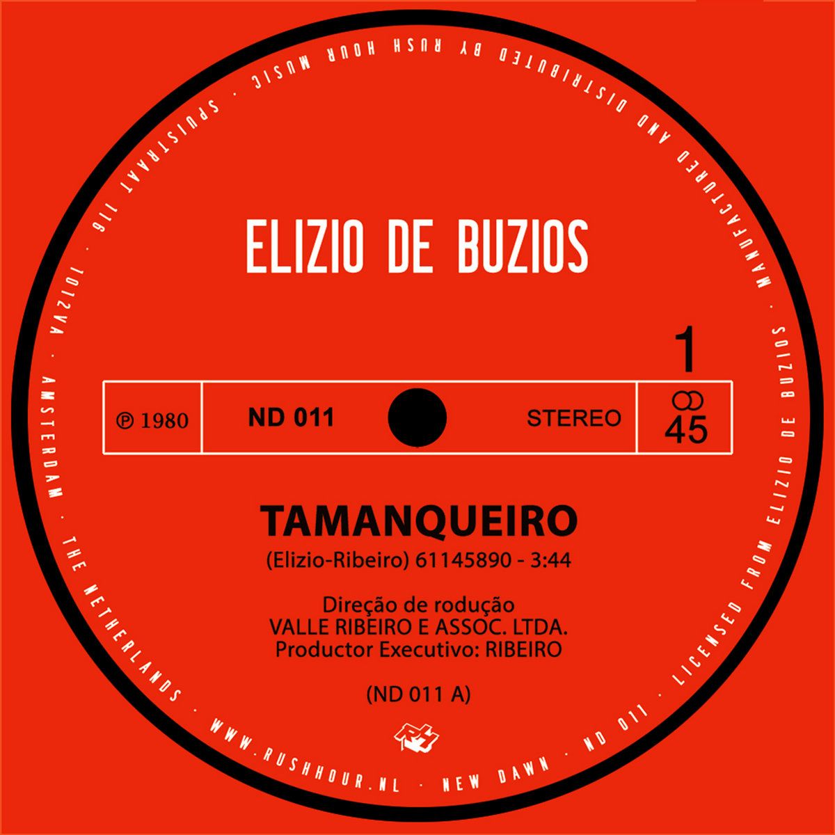 Elizio De Buzios - Tamanqueiro | New Dawn (ND011) - main Elizio De Buzios - Tamanqueiro | New Dawn (ND011) - main