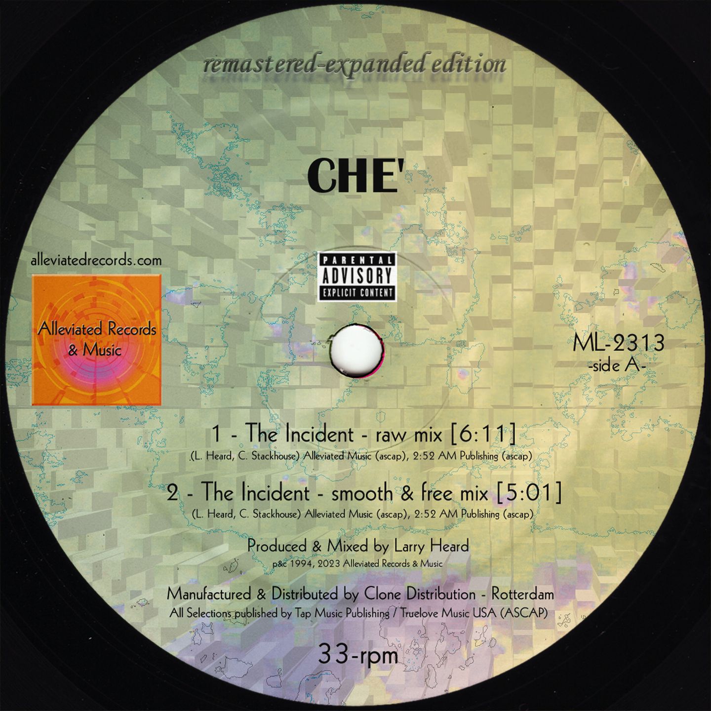 Ché - The Incident | Alleviated Records (ML-2313) - main Ché - The Incident | Alleviated Records (ML-2313) - main