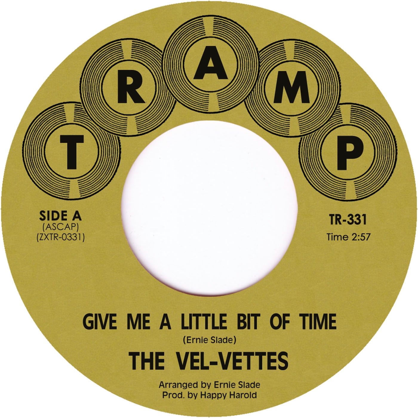 The Vel-Vettes - Give Me A Little Bit Of Time / I'd Like To Know | Tramp Records (TR-331)