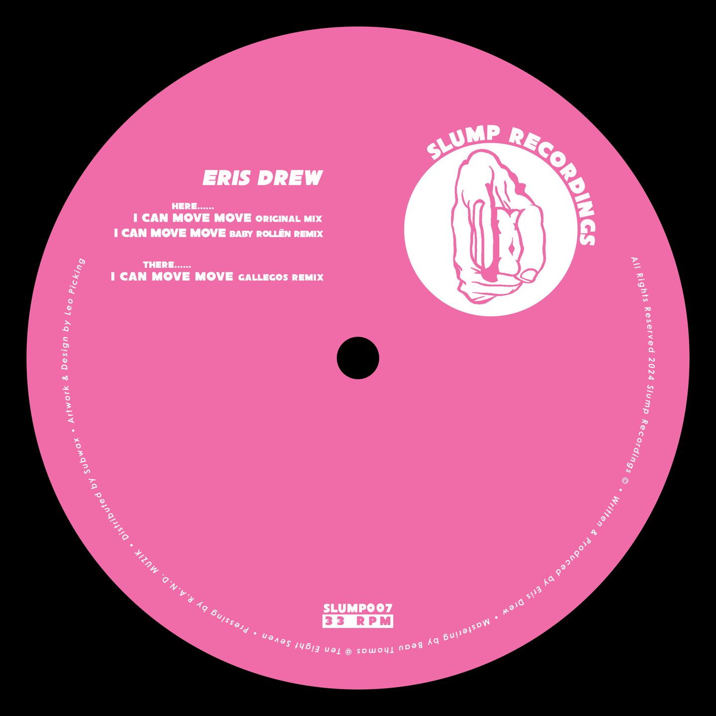 Eris Drew - I Can Move Move | Slump Recordings (SLUMP007)