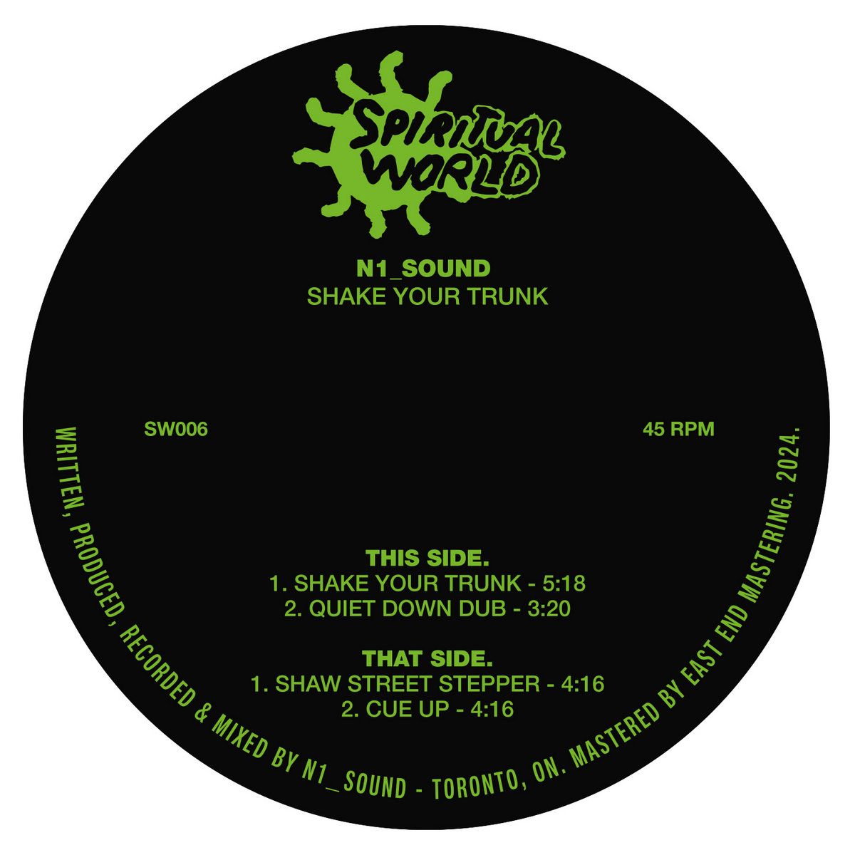 N1_Sound - Shake Your Trunk | Spiritual World (SW006)