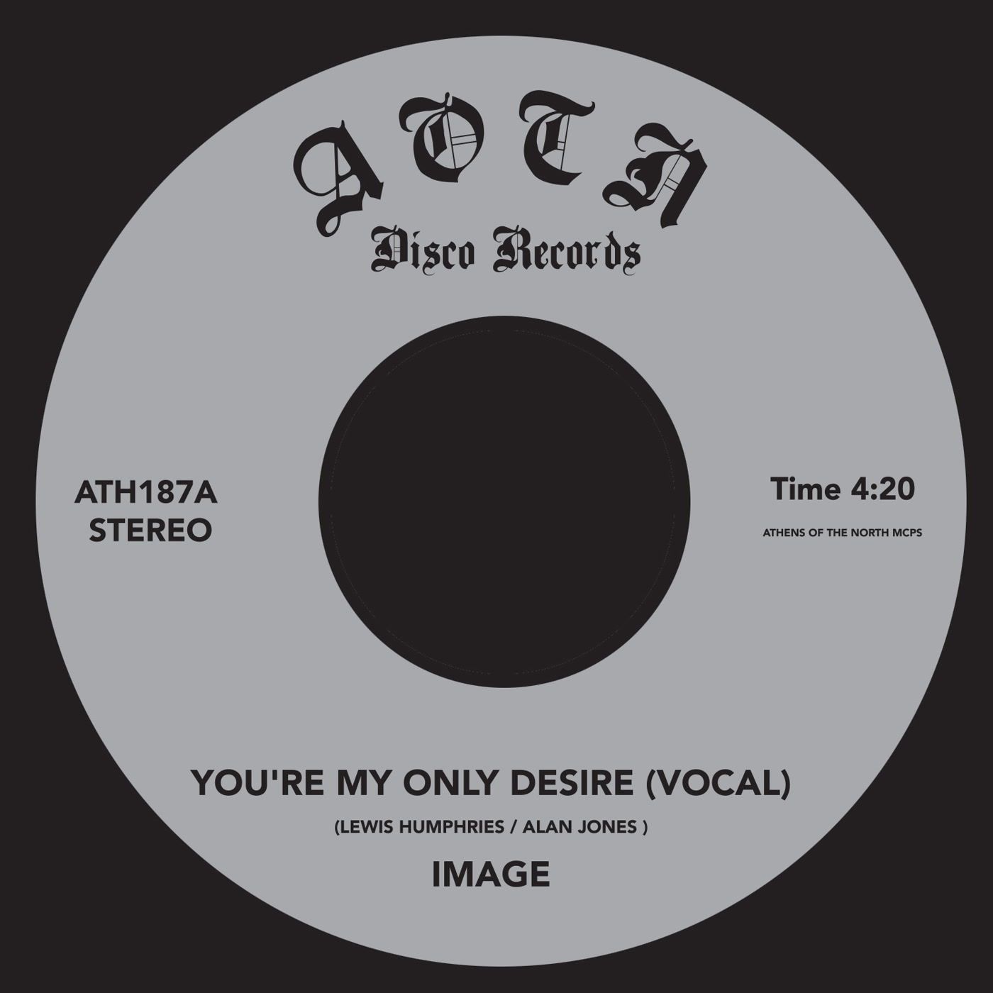 Image - You're My Only Desire | Athens Of The North (ATH187) - main Image - You're My Only Desire | Athens Of The North (ATH187) - main