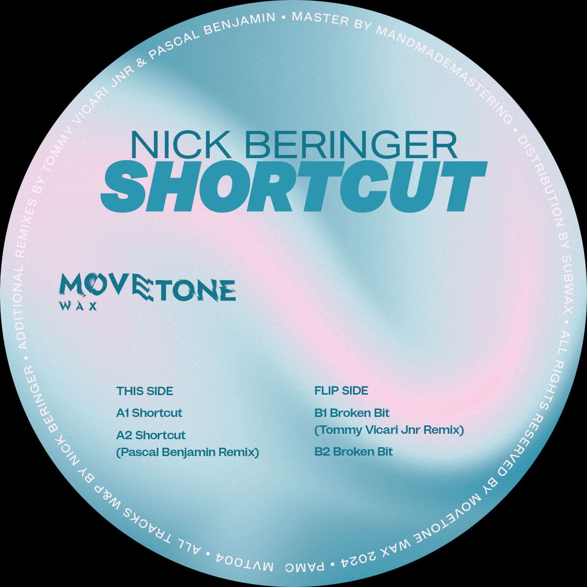 Nick Beringer - Shortcut | Movetone Wax (MVT004) - main Nick Beringer - Shortcut | Movetone Wax (MVT004) - main