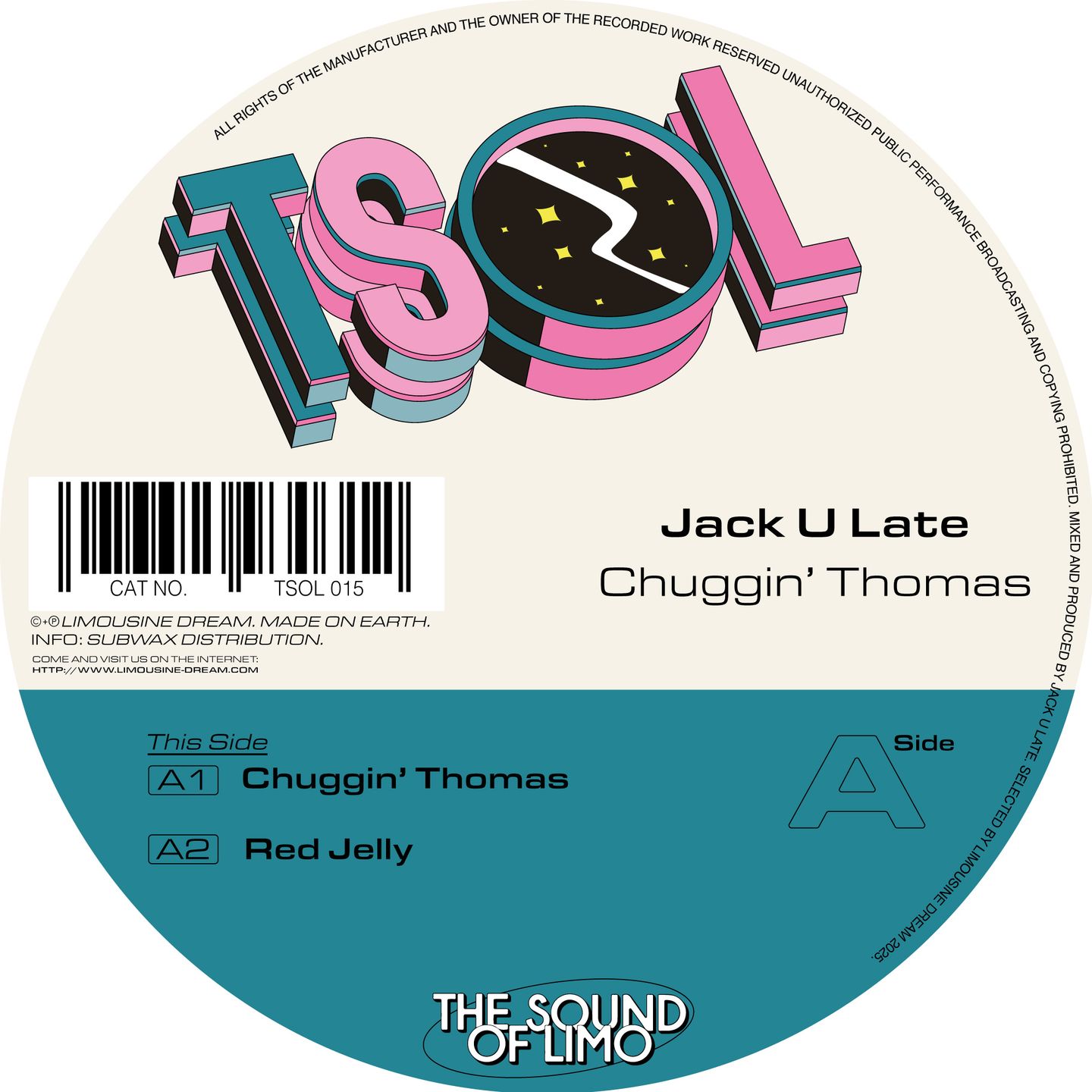 Jack U Late - Chuggin' Thomas EP | Limousine Dream (TSOL015)