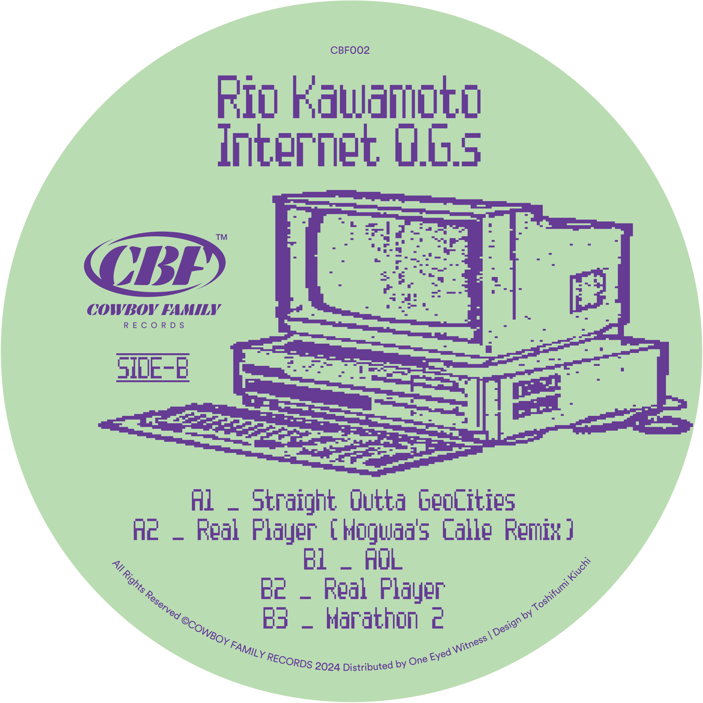 Rio Kawamoto - Internet O.G.s | COWBOY FAMILY RECORDS (CBF002) - main Rio Kawamoto - Internet O.G.s | COWBOY FAMILY RECORDS (CBF002) - main