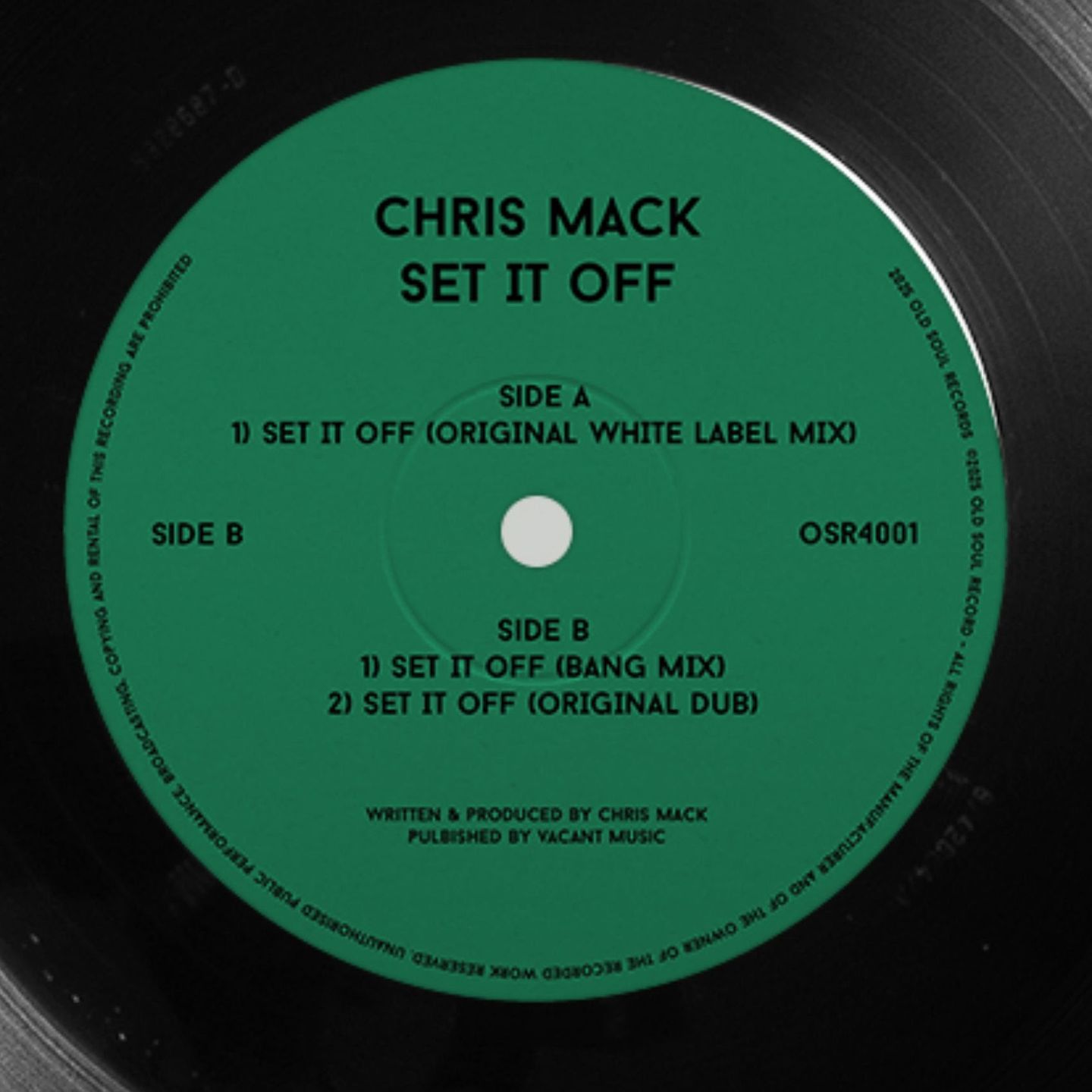 Chris Mack - Set It Off | Old Soul Records (OSR4001) - main Chris Mack - Set It Off | Old Soul Records (OSR4001) - main