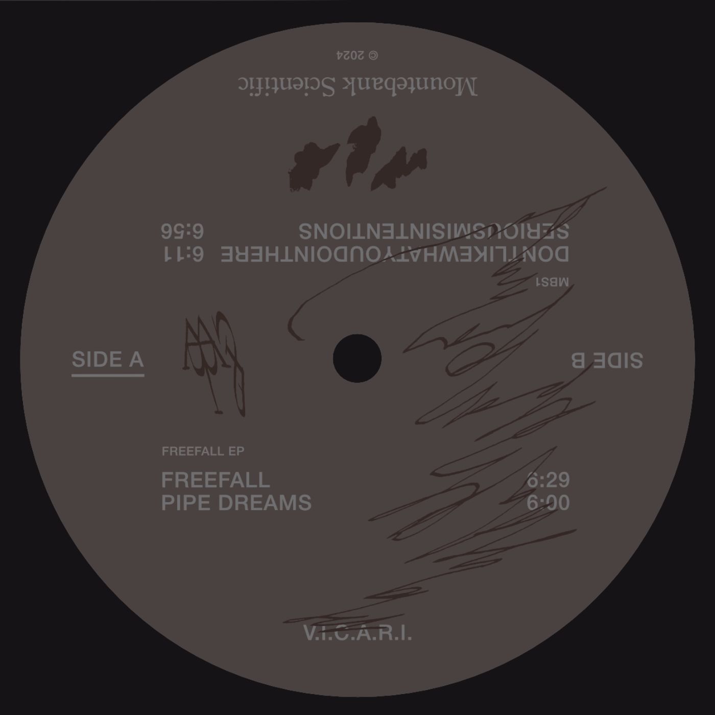 V.I.C.A.R.I. - FREEFALL EP | Mountebank Scientific (MBS1) - main