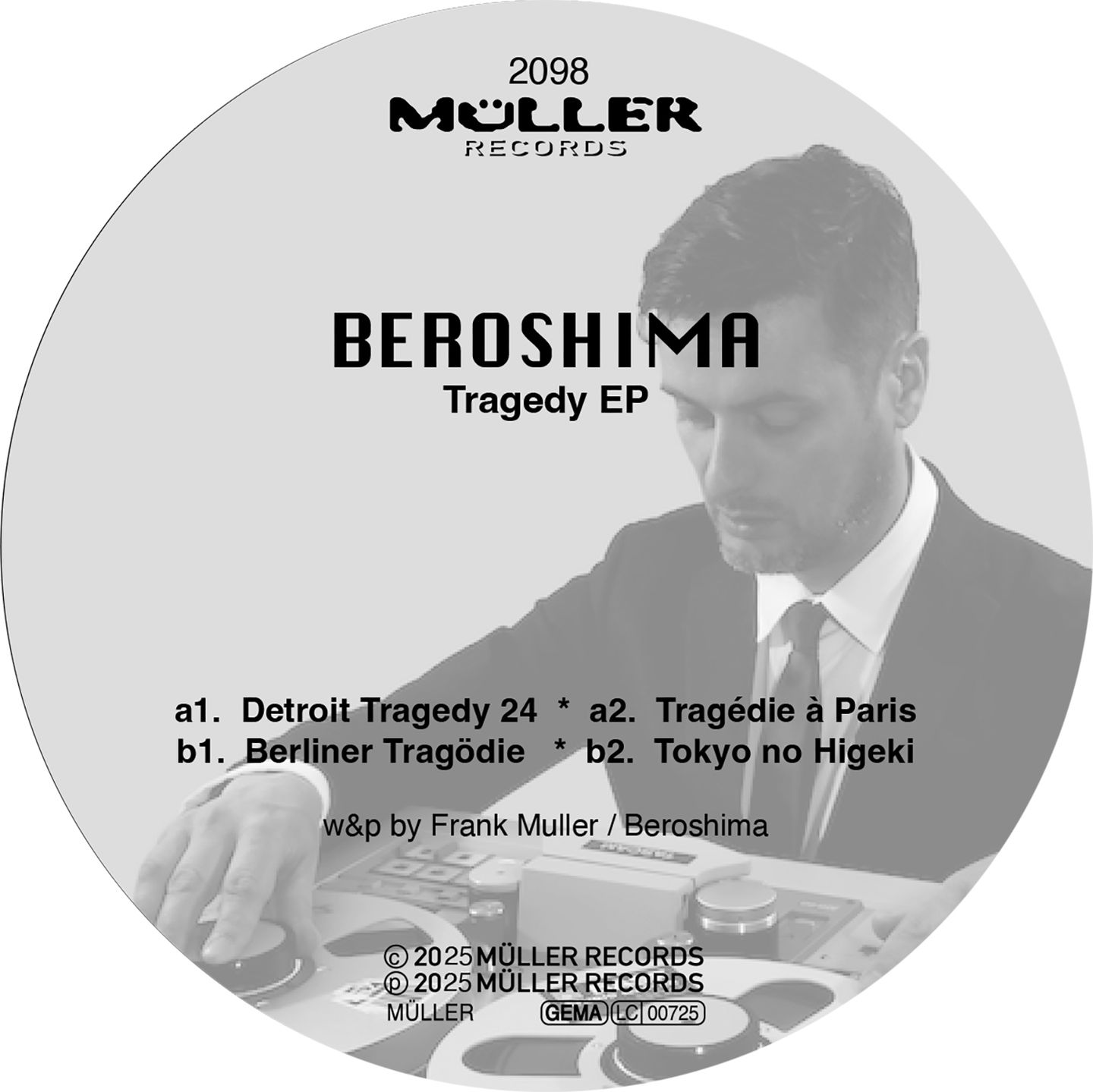 Beroshima - Tragedy EP | Müller Records (MULLER2098) - main