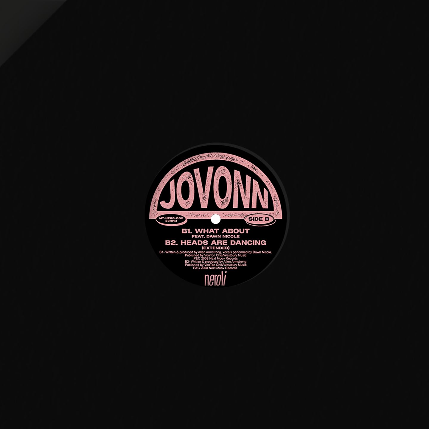 Jovonn - Mother Tongue X Neroli EP - Volume 2 | Mother Tongue Records (MT-NERO-002) - 2