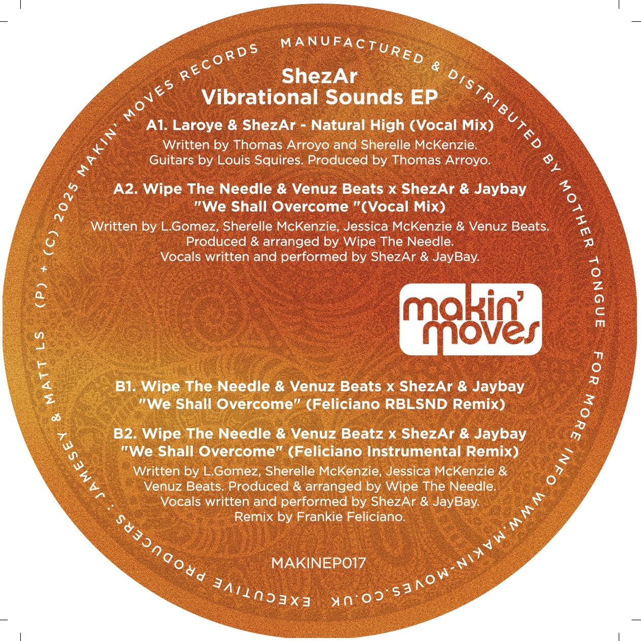 Shezar - Vibrational Sounds EP | Makin' Moves (MAKINEP017) - main