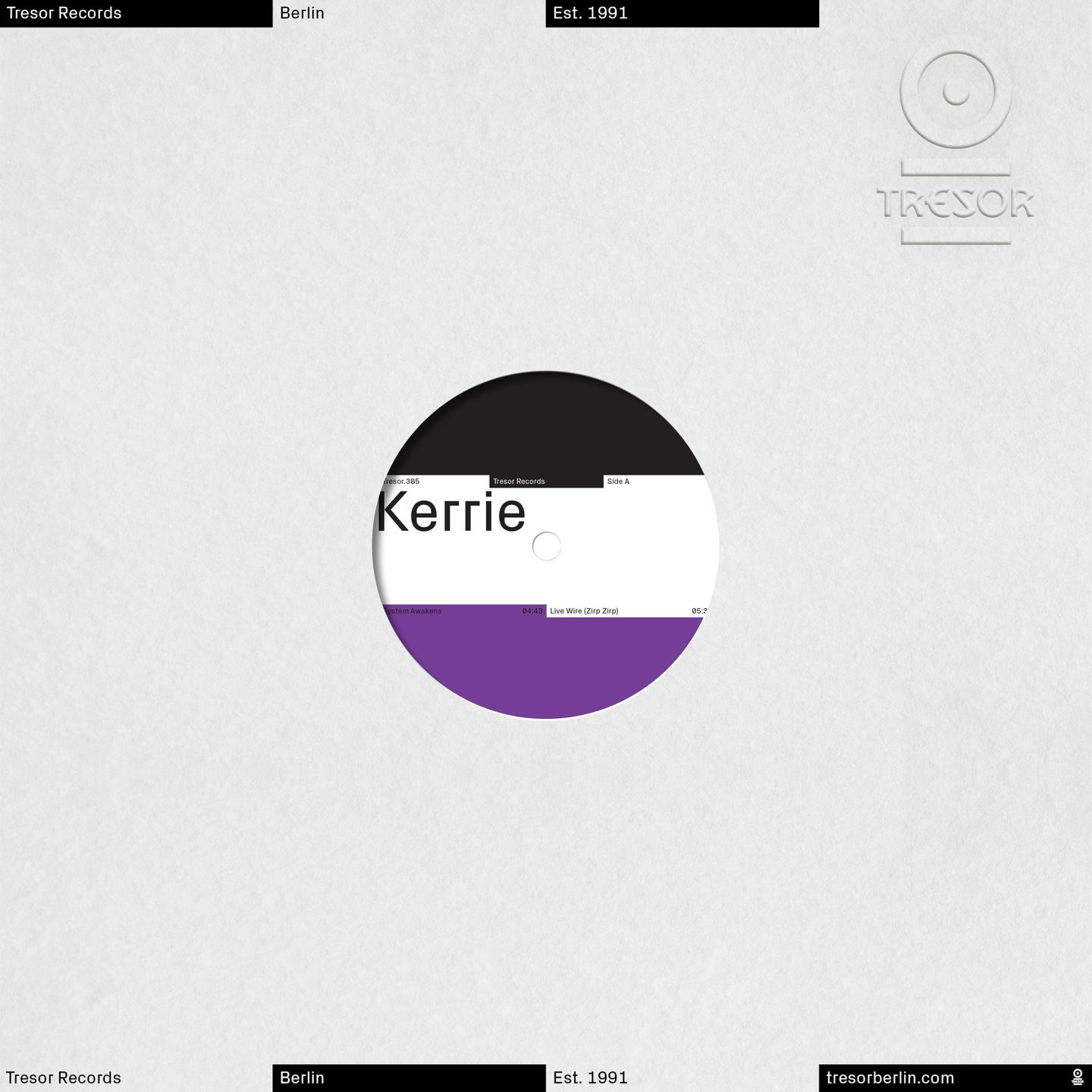 Kerrie - Echoes of the Live Wire | Tresor (TRESOR385) - main