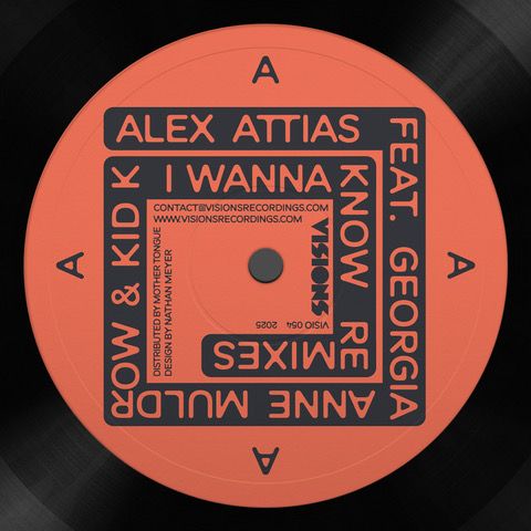 Alex Attias Feat. Georgia Anne Muldrow & Kid K - I Wanna Know Remixes | Visions Recordings (VISIO 054) - main